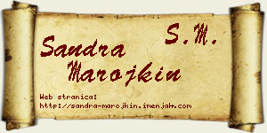 Sandra Marojkin vizit kartica